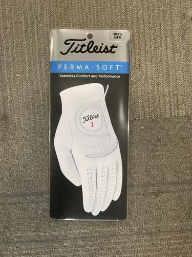 Used Titleist Mens Golf Glove White LG 11614-S000229582