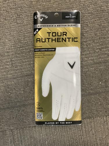 Used Callaway Mens Golf Glove White MD 11614-S000229577