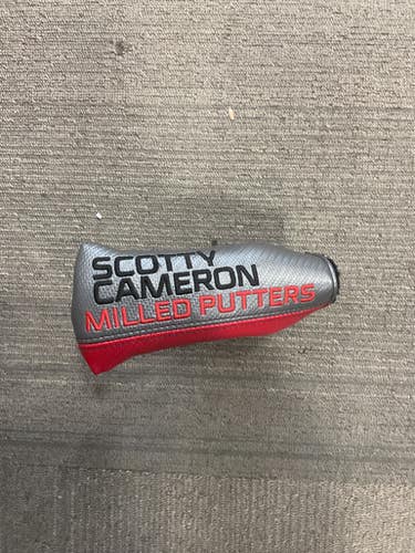 Used Scotty Cameron GOLF HEAD COVER Golf Accessory Red And Grey 11614-S000229548