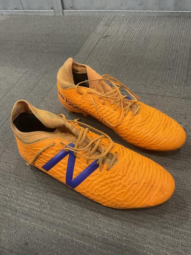 Used New Balance Soccer Cleats Orange Senior 12 11614-S000229611