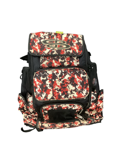 Used BoomBah BOOMBAG WHEELED BAG BB/SB Player Wheeled Bag Red 11613-S000175853