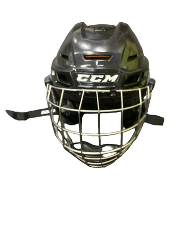 Used CCM TACKS 710 Helmet Cage Combo Black SM 11613-S000175835