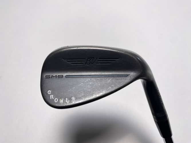 Titleist Vokey SM9 Jet Black Gap Wedge GW 50* DG S400 Tour Issue Stiff Steel RH