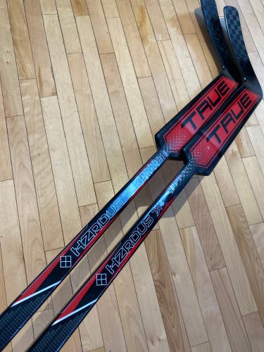 2 Pack New True Hzrdus 7x4 Goalie Stick T31 23” Red