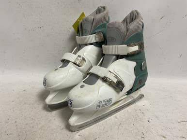 Used GLIDER ADJ 3-5 Boys Softboot Skate White Adjustable 11855-S000198269