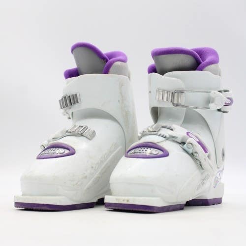 Nordica GP T2 Kids Ski Boots - Size 11.5 / Mondo 17.5 Used