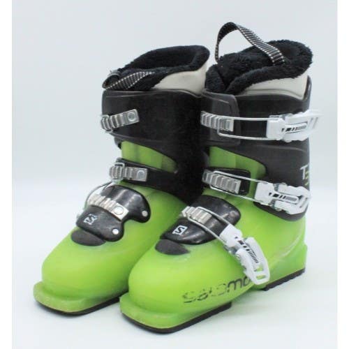 Salomon T3 Junior Ski Boots - Size 4 / Mondo 22 Used