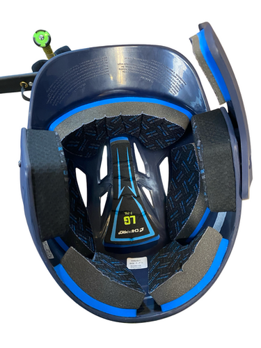 Used Champro HXSJG-1 Batting Helmet No Mask Navy Blue LG 11706-S000370692