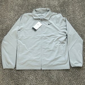 Nike Tour Repel Full-Zip Golf Jacket Light Smoke Grey Mens Medium FQ0461-077
