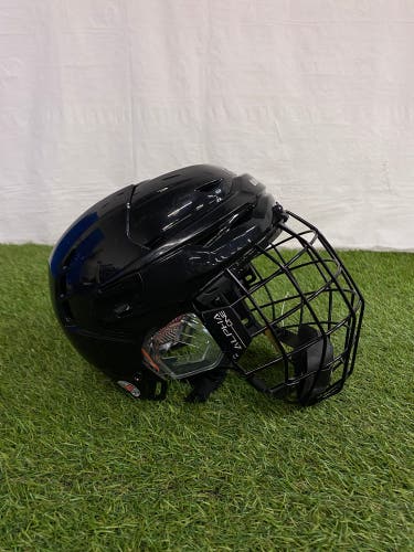 Black Medium Warrior Covert CF 100 Helmet (Used)