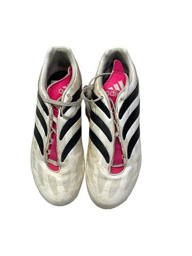 Used Adidas Soccer Cleats Pink And White Senior 9 11347-S000262674