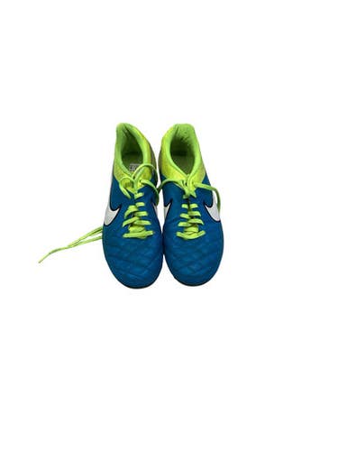 Used Nike Soccer Cleats Neon Green And Royal Blue Senior 8 11347-S000262667
