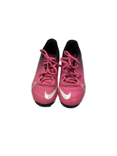 Used Nike SOFTBALL DIAMOND BB/SB Cleats Pink Youth 13.0 11347-S000262670