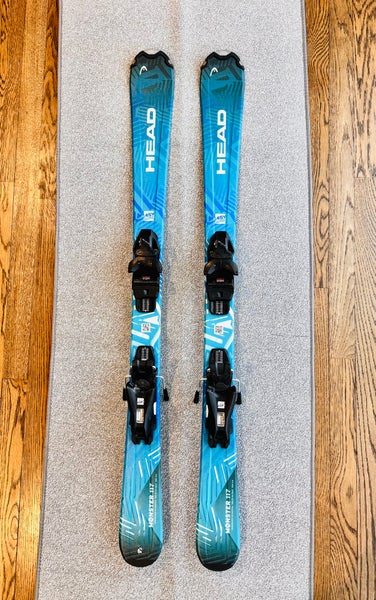 Kid's 2024 HEAD Monster 117 cm Skis With E4SY Bindings (Used)