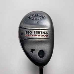 Callaway Big Bertha Heavenwood 4 Hybrid 23* RCH 75w Regular Graphite Mens RH