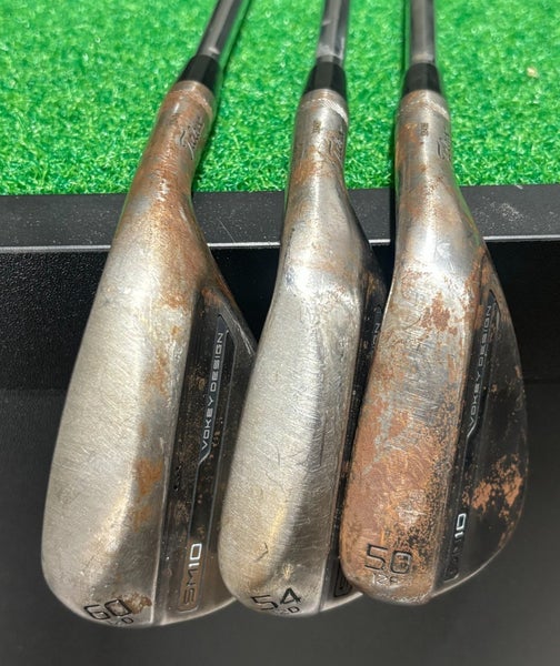 Titleist SM10 Raw Wedge Set 60,54,50 Stiff Flex Tour Issue S400 RH - Used