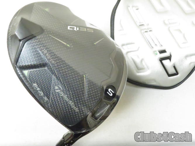 Taylormade Qi35 MAX Driver 10.5° Fujikura Air Speeder 50 Regular +Cover  NEW