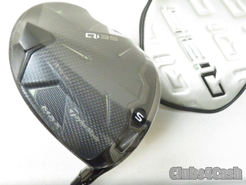 Taylormade Qi35 MAX Driver 10.5° Fujikura Air Speeder 50 Regular +Cover NEW