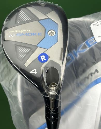 Callaway Paradym Ai Smoke Rescue 4-Hybrid 4H 21* Regular Cypher Sixty w/ Cover