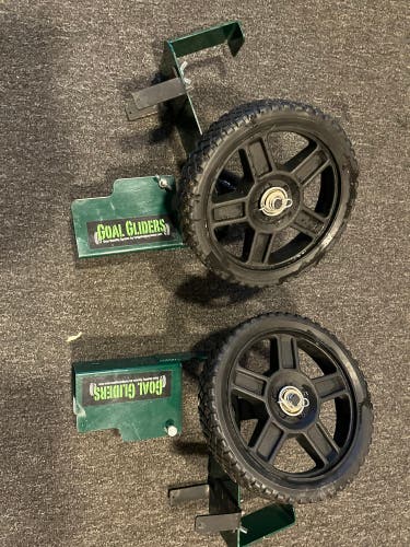 (Used) Pair Goal Glider Lacrosse Goal Transport Wheel Kit