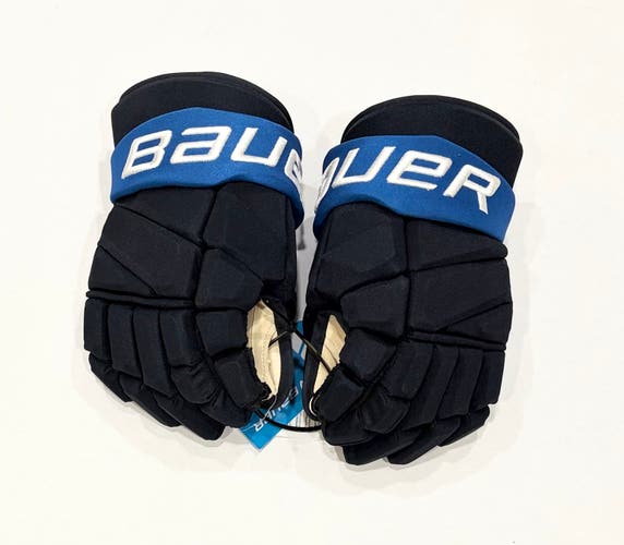 13” New Jesperi Kotkaniemi Bauer Vapor Hyperlite Pro Stock Gloves - Team Finland Four Nations
