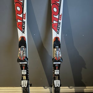 Atomic Race SL 137 cm Racing Skis With Bindings Max Din 10 (Used)