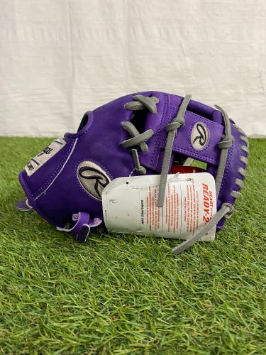New Purple Rawlings Heart of the Hide R2G | Infield RH Glove 11.5"