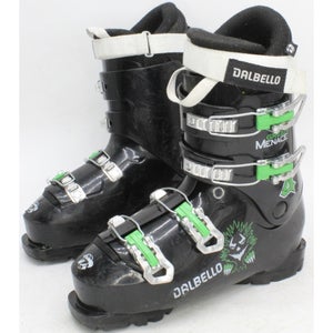 Dalbello Green Menace 4 Junior Ski Boots - Size 7.5 / Mondo 25.5 Used