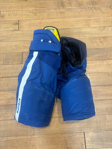 Pro Stock CCM Tacks HPTKXP Hockey Pants Toronto Maple Leafs Large Knies