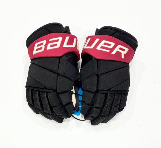 13” New Carter Verhaeghe Bauer Vapor Hyperlite Pro Stock Gloves - Team Canada Four Nations