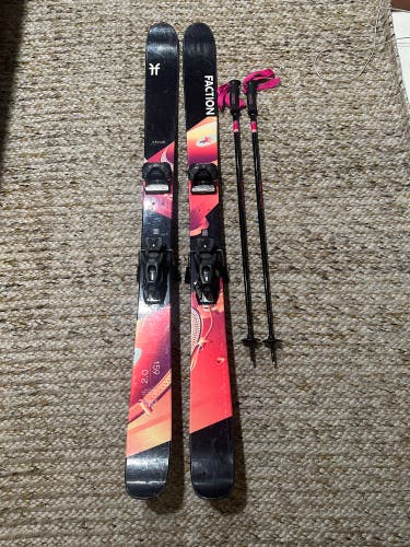 2020 Faction Prodigy 2.0 159cm Skis With Tyrolia Attack 11 Bindings (Used)