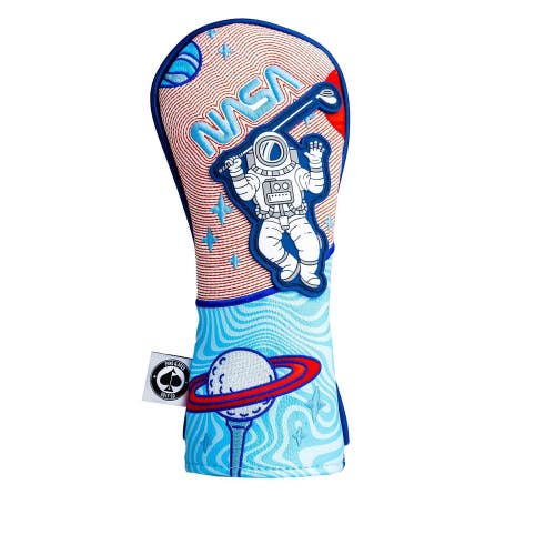 Pins And Aces Golf NASA Space Walk Hybrid Cover Hand Made Synthetic Leather NEW