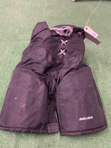 Black Senior Medium Bauer Nexus Pro Hockey Pants Pro Stock (Used)