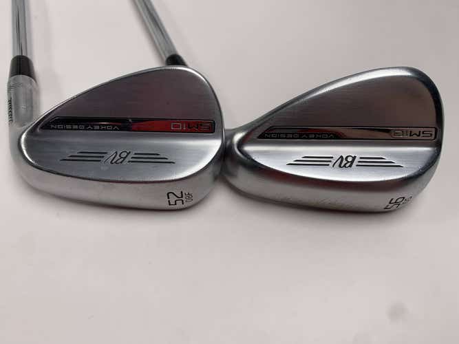Titleist Vokey SM10 Tour Chrome Wedge Set 52* 8 | 56* 10 SM10 Wedge RH