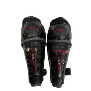 Used CCM QLT230 Youth Shin Guards Black 8" 11847-S000032464