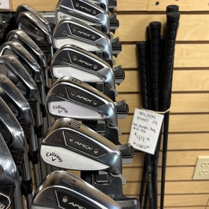 Men's Callaway APEX Triple Players Combo #5-10&11 (PW & AW) Rh, X-Stiff