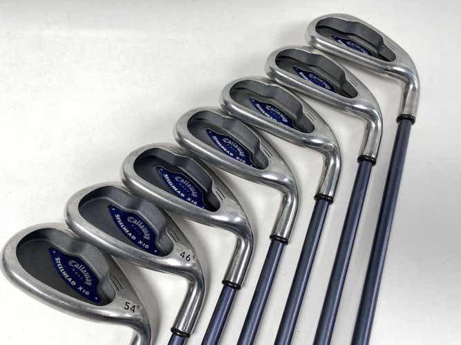 Callaway X-16 Iron Set 5-PW+SW System UL55 Senior Graphite Mens RH