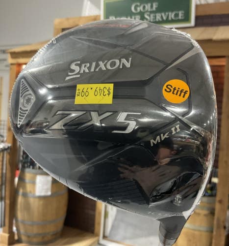 Srixon ZX5 MKII 10.5 Driver 46" ALDILA ASCENT 40 Stiff Flex Graphite Shaft RH