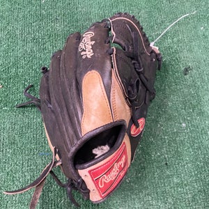 Black Rawlings Pro Preferred RH Pitcher's Baseball Glove 11.5" (Used)