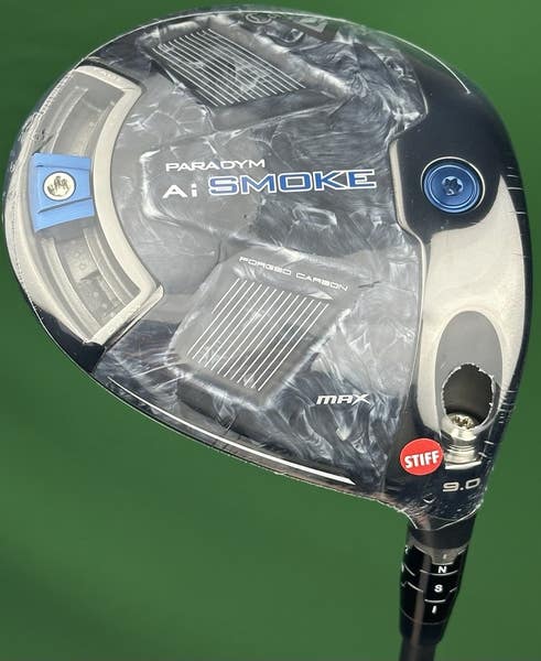 Callaway Paradym Ai Smoke MAX Driver 9* Tensei AV Blue Stiff w
