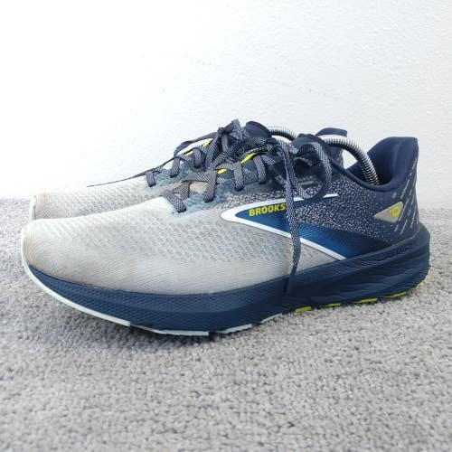 Brooks Launch GTS 10 Mens Size 11 Running Shoes Low Top Trainers Blue Gray