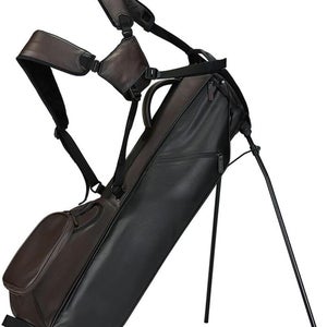 NEW 2025 TaylorMade Flextech Carry Premium Black/Brown 3 Way Stand/Carry Golf