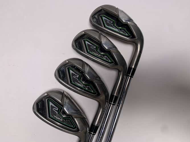 TaylorMade RocketBallz Iron Set 6-9 Stiff Steel Mens RH Midsize Grips