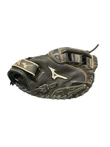 Used Mizuno SELECT POWER MITT BB/SB Catchers RH Throw Black 32 1/2" 11834-S000045325