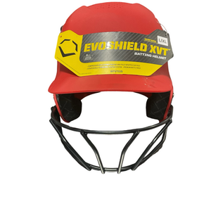 Used Evoshield EVOSHIELD XVT Batting Helmet w/Mask Red L/XL 11834-S000045326