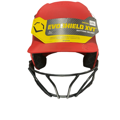 Used Evoshield EVOSHIELD XVT Batting Helmet w/Mask Red L/XL 11834-S000045326