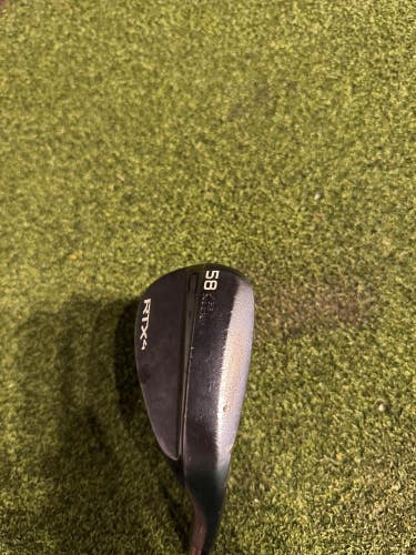 Cleveland RTX 4 Black 58.03* Wedge, Dynamic Gold Tour Issue Stiff Flex, RH