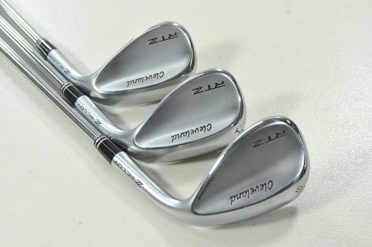 Cleveland RTZ Tour Satin 50*, 54*, 58* Wedge Set RH Rifle 6.0 Steel # 209965