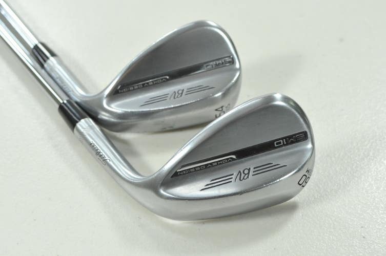 Titleist Vokey SM10 Tour Chrome 54*, 60* Wedge Set Right KBS Tour Steel # 209973