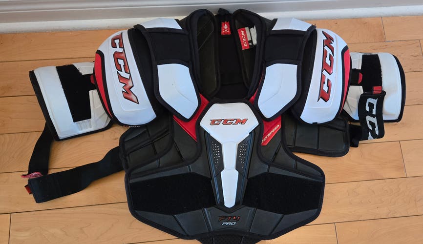 CCM JetSpeed FT4 Pro Shoulder Pads Pro Stock (Used) Senior Large